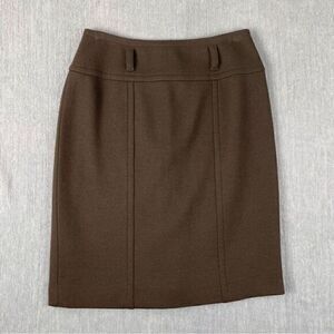 Carlisle Vintage Fully Lined Brown Wool Skirt Women’s Size 0